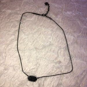 BLACK KENDRA SCOTT NECKLACE